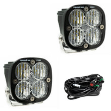 Load image into Gallery viewer, Squadron Pro Black LED Auxiliary Light Pod Pair With Harness Included