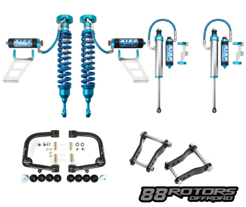 07-21 Toyota Tundra King 2.5 Coilovers/Shocks W/ADJUSTERS, Camburg Tubular X-Joint UCA, Lift Shackles