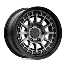 Load image into Gallery viewer, KMC CANYON WHEELS - SATIN BLACK WITH GRAY TINT