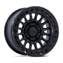 Load image into Gallery viewer, KMC IMS WHEELS - MATTE BLACK W/ GLOSS BLACK LIP