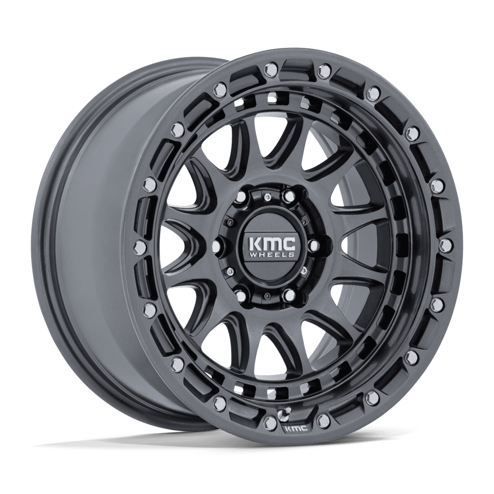 KMC CRUX WHEELS - GLOSS GUMMETAL – 88 Rotors Offroad