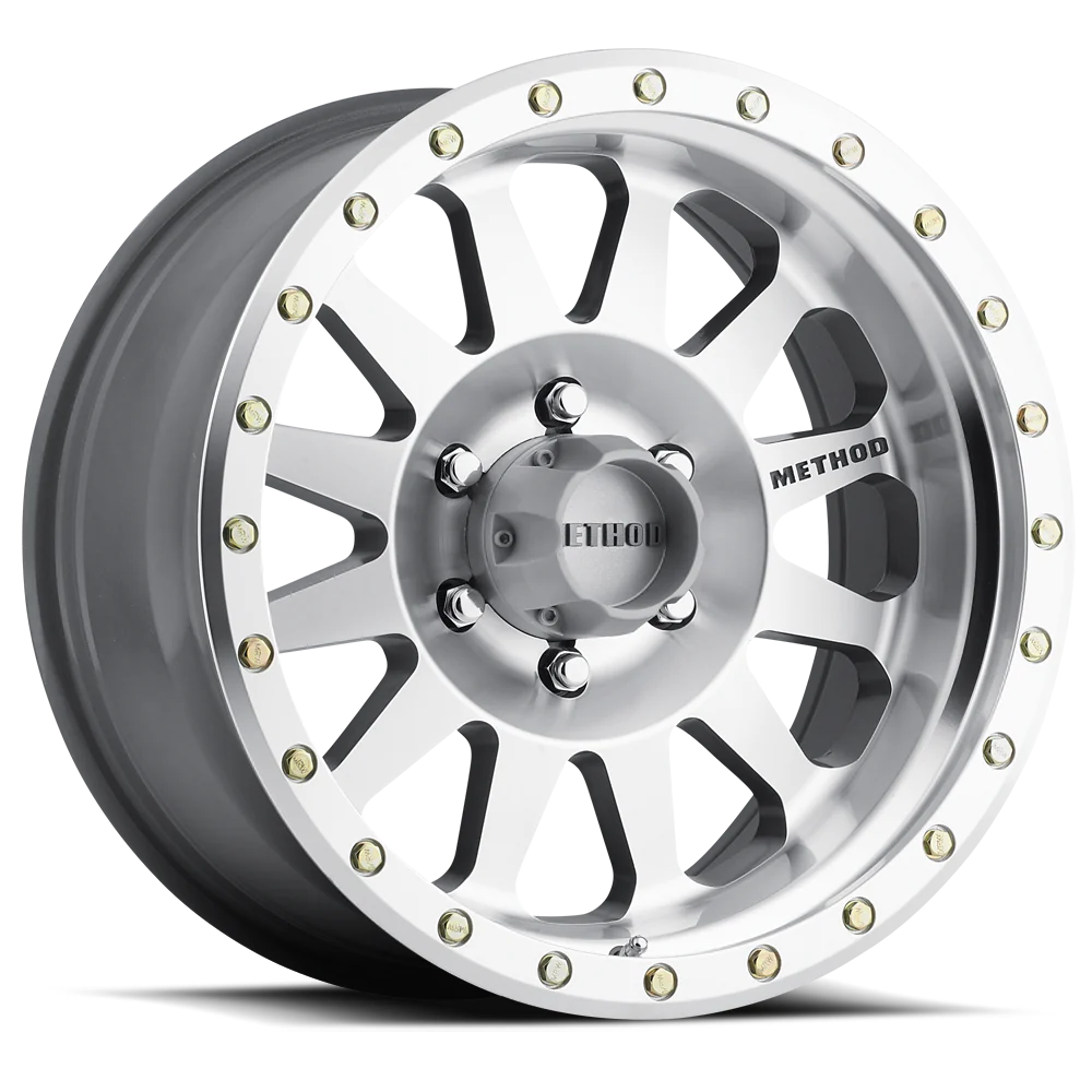 Method Race Wheels MR304 17x8.5 +0 6x139.7 Machined Silver