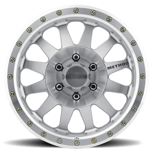 Method Race Wheels MR304 17x8.5 +0 6x139.7 Machined Silver