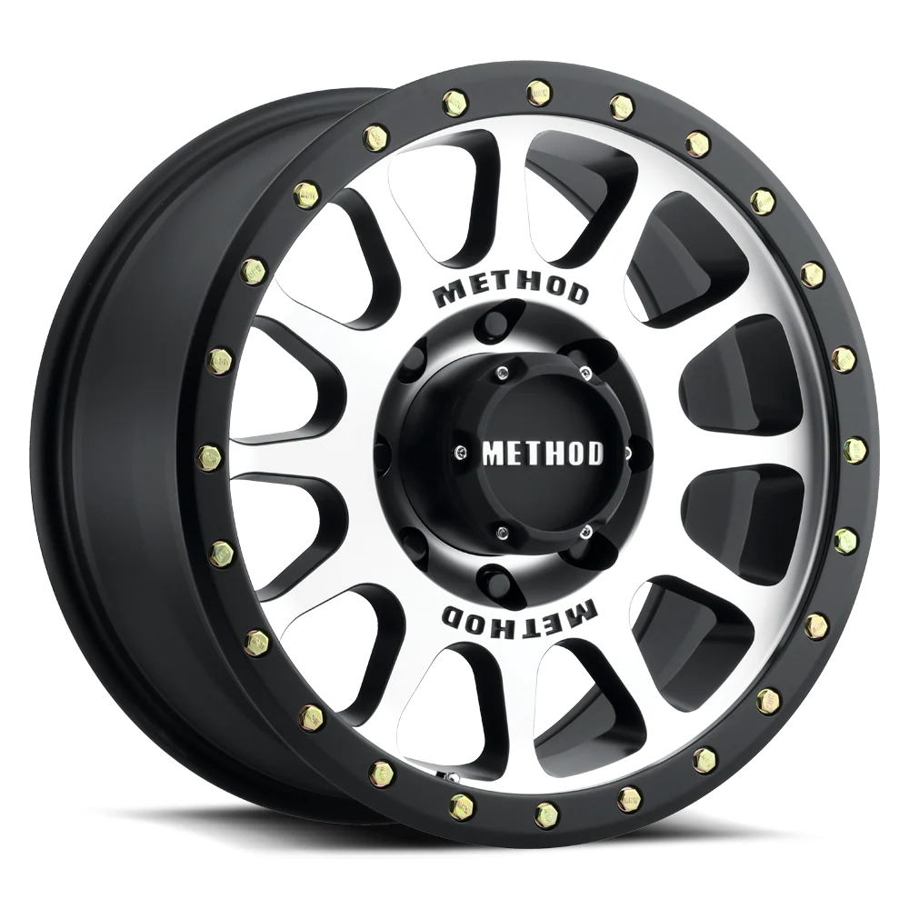 METHOD RACE WHEELS（メソッド) MR305 18インチ Method Race Wheels - MR305 Machined Silver - Matte Black Lip – 88
