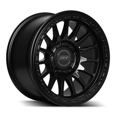 RRW RR7-H FLOW FORM 17X8.5 +0 MATTE BLACK (5x150) HYBRID BEADLOCK