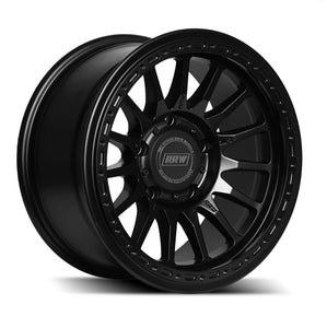 RRW RR7-H FLOW FORM 17X8.5 +0 MATTE BLACK (5x150) HYBRID BEADLOCK