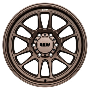 RAPTOR / MATTE BRONZE / 17X9.0 -12 6x139.7