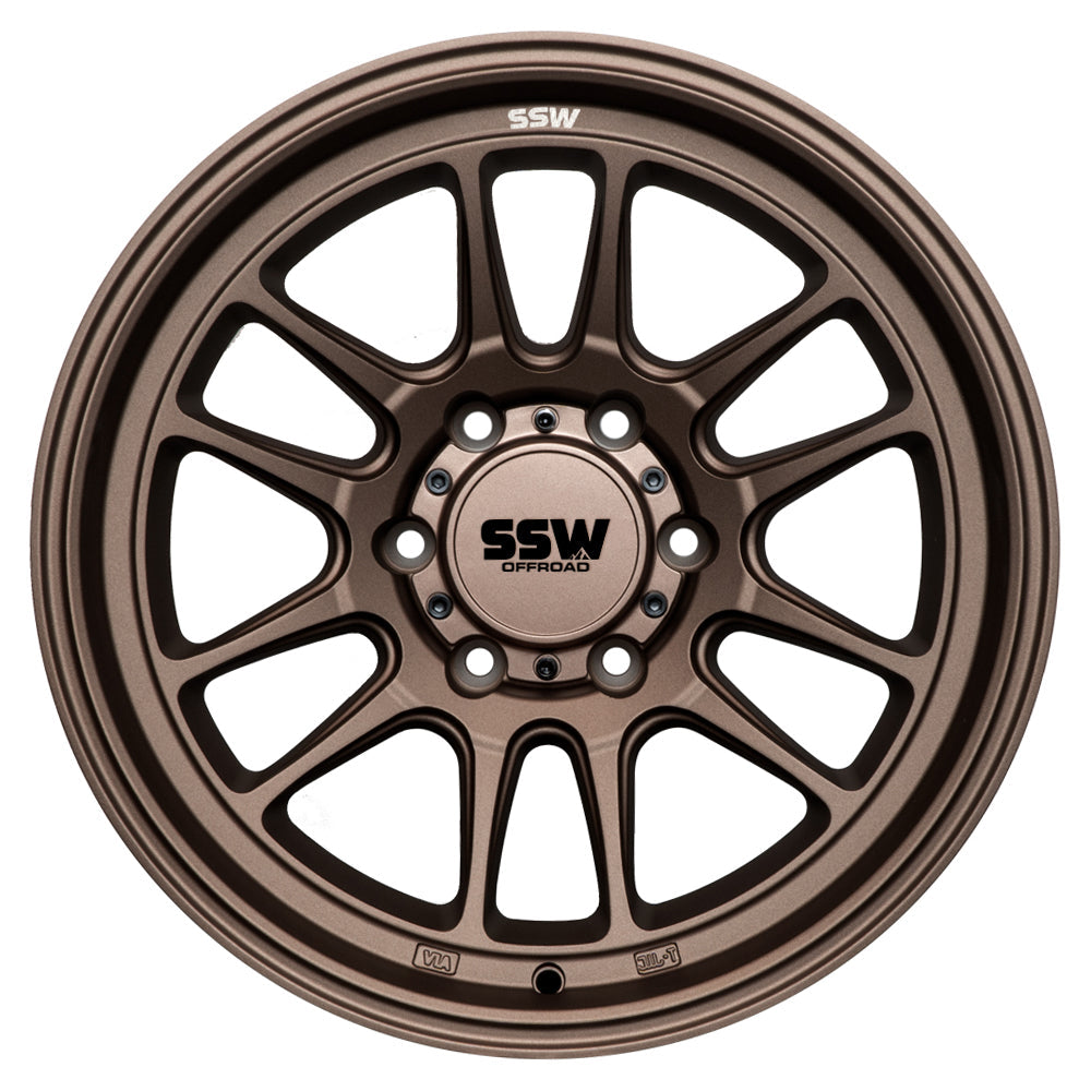 RAPTOR / MATTE BRONZE / 17X9.0 -12 6x139.7