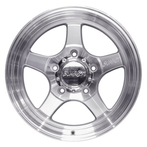 STRYKER / MACHINED SILVER / 17x9.0 +0 5x150