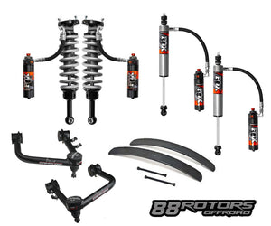 05-23 Toyota Tacoma Fox Performance Elite Series DSC, Camburg Tubular X-Joint UCA, Deaver Add-A-Leaf