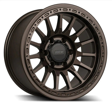 RRW RR7-H FLOW FORMED 17X8.5 +0 MATTE BRONZE (5x150) HYBRID BEADLOCK